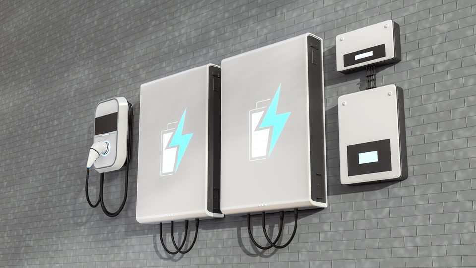 Batteriespeicher und Wechselrichter